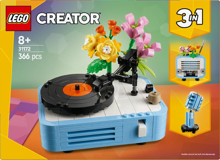 Image du produit LEGO Plattenspieler mit Blumen (31172, LEGO Creator Expert)
