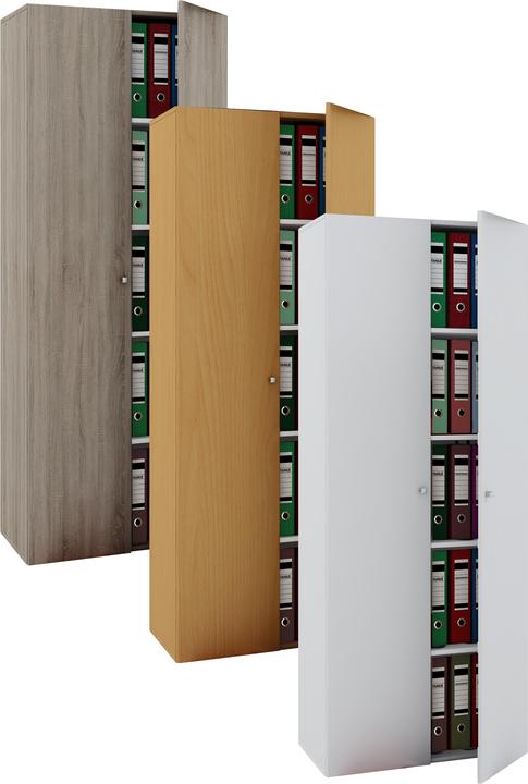 Produktbild VCM Holz Büromöbel Aktenschrank Vandol mit Drehtüren (70 x 40 x 178 cm)