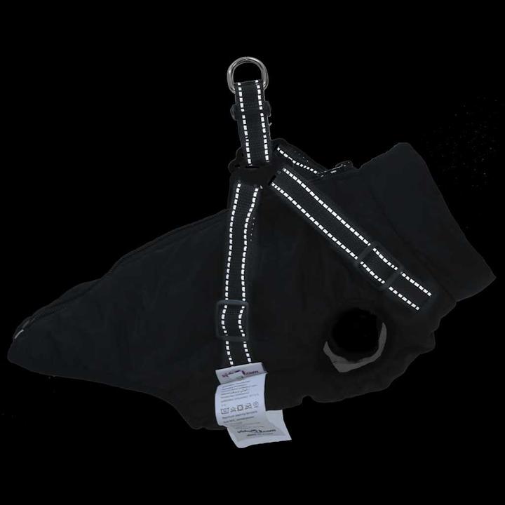 Actual product image VidaXL Dog coat with harness Waterproof Reflective (32, Dog coat)