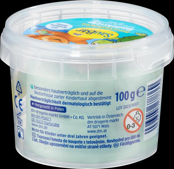Image du produit dm SauBär Pâte à modeler pour le bain avec tatouage (Bain moussant)
