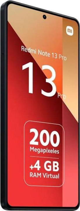 Actual product image Xiaomi Redmi Note 13 Pro (512 GB, Midnight Black, 6.67", Hybrid Dual SIM, 200 Mpx, 4G)