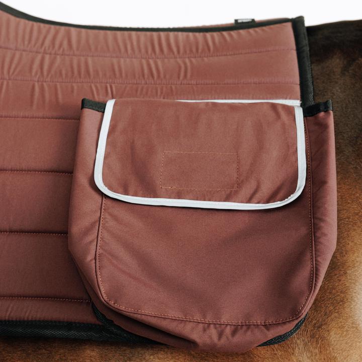 Actual product image Fouganza Schabracke Wanderreiten mit Tasche braun
