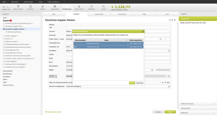 Produktbild Lexware TAXMAN 2023 für Vermieter 1 Benutzer Download Win, Deutsch (06860-2014) 1 license(s) (1 User, 12 Monate)