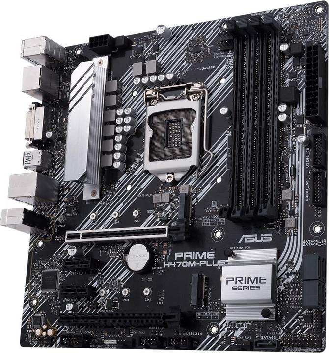 Produktbild ASUS PRIME H470M-PLUS (LGA 1200, Intel H470, mATX)