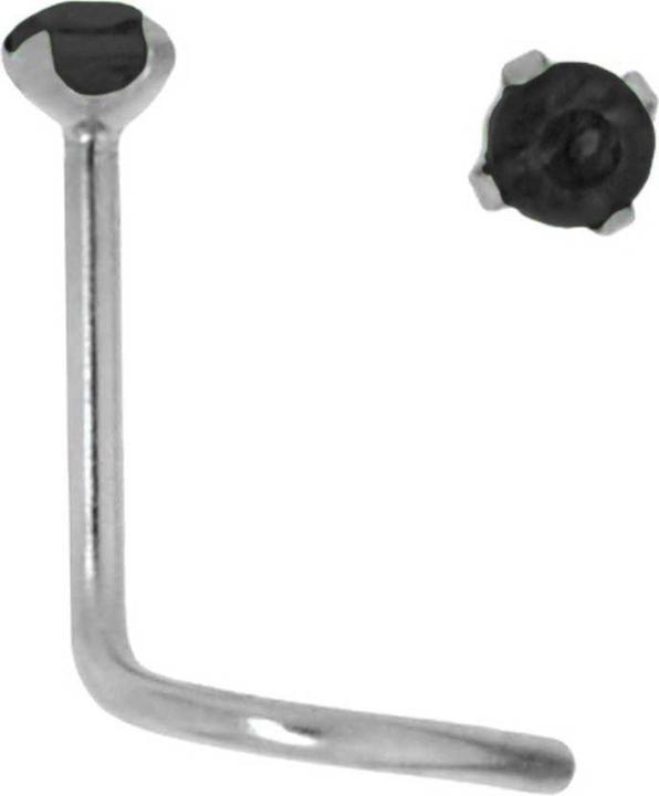 Bijouteria Nasenpiercing (Chirurgenstahl 316L, Kristall)