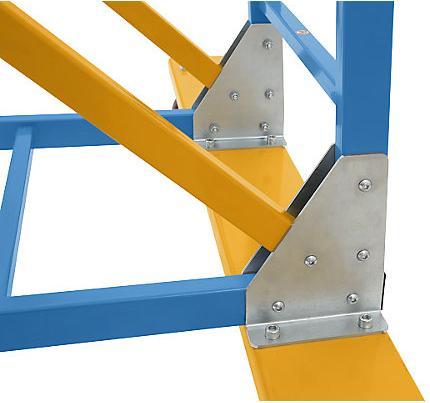 Produktbild eurokraft pro Mobile Podestleiter PREMIUM (Plattformleiter, 131 cm)
