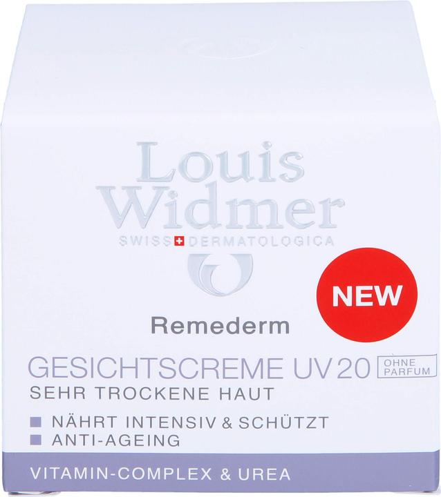 Produktbild Louis Widmer Remederm Gesichtscreme UV ohne Parfum (50 ml)