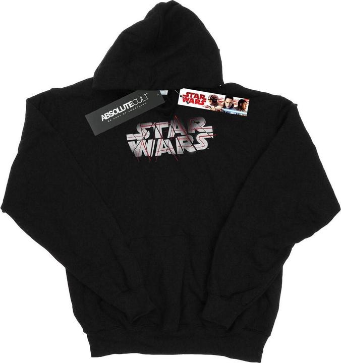 Actual product image Star Wars Girls The Last Jedi Spray Logo Hoodie (152, 158)