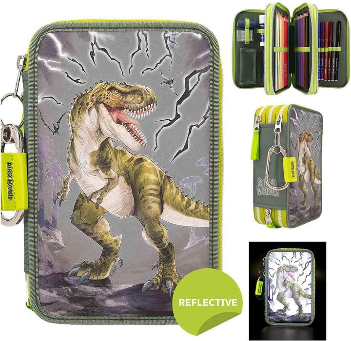 Image du produit Dino World - Etui triple crayon REFLECTOR ( 0411758 )