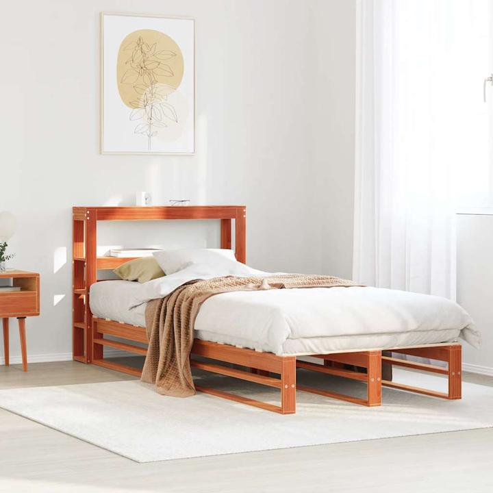 Image du produit VidaXL Lit en bois massif Lit en bois Lit palette avec tête de lit 180x200cm pin (180 x 200 cm)