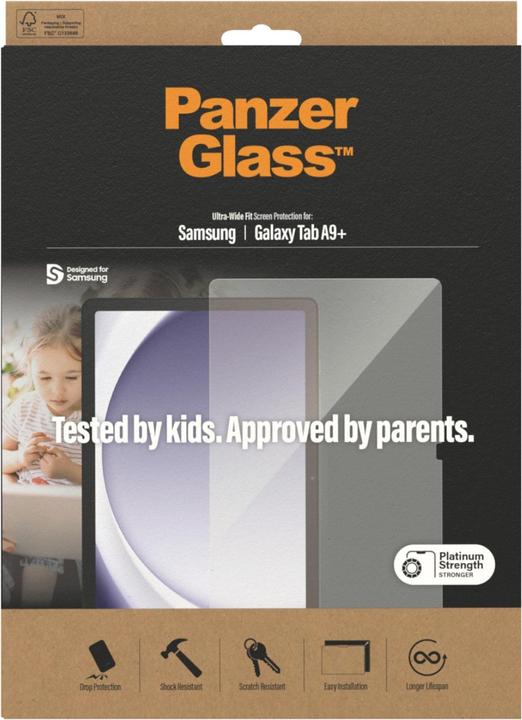 Image du produit PanzerGlass Ultra-Wide Fit (1 pièce(s), Galaxy Tab A9+)