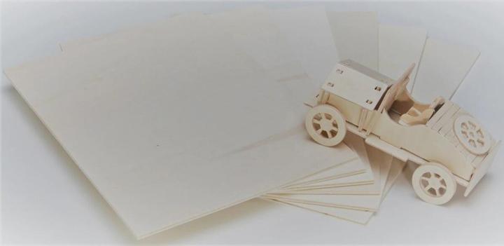 Produktbild The cool tool Pappelsperrholzplatten 4mm A4, 4 Stk.