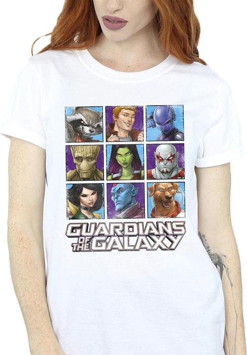 Image du produit Guardians of the Galaxy - T-shirt CHARACTER SQUARES - Femme (XXL)