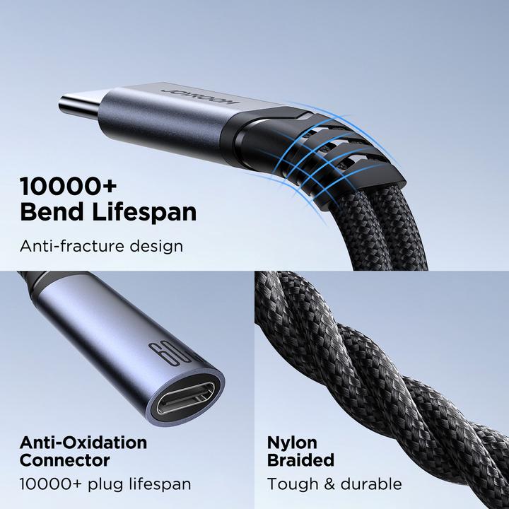 Produktbild Joyroom 2-in-1 Audio Adapter USB-C to Dual USB-C Cable (USB Typ C, USB Typ C)