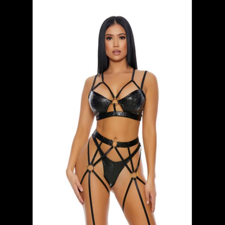 Image du produit Forplay That's My Spot Cheetah Print Lingerie Set - S (L)