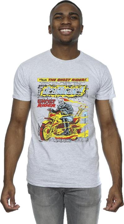 Immagine prodotto Ghost Rider Chest Deathrace Maglietta Uomo (3XL)