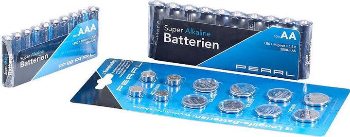 Actual product image Pearl Battery set 32 pieces with alkaline and lithium cells (32 pcs., AA)