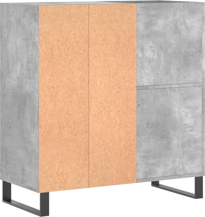 Produktbild VidaXL Plattenschrank Betongrau 84,5x38x89 cm Holzwerkstoff
