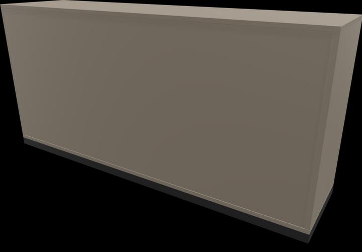 Actual product image Narbutas Choice sliding door cabinet (160 x 40 x 76 cm)