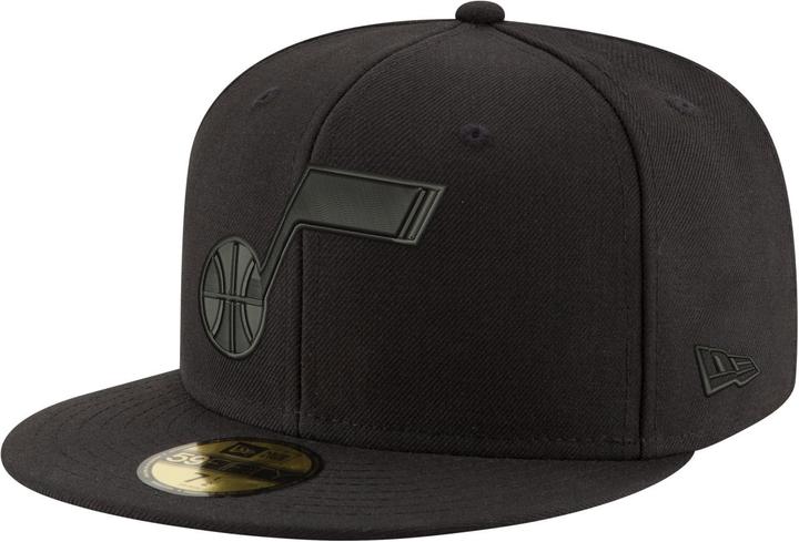 New Era 59Fifty Cap - NBA BLACK Utah Jazz - 6 7/8