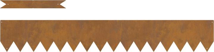 Produktbild VidaXL Rasenverkleidungen 20 Stück 100x0,5x15 cm Wetterbeständiger Stahl (100 cm)