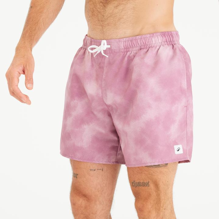 Olaian Men’s Swim Shorts Surf 100 15" Short - Cloud Violet grey