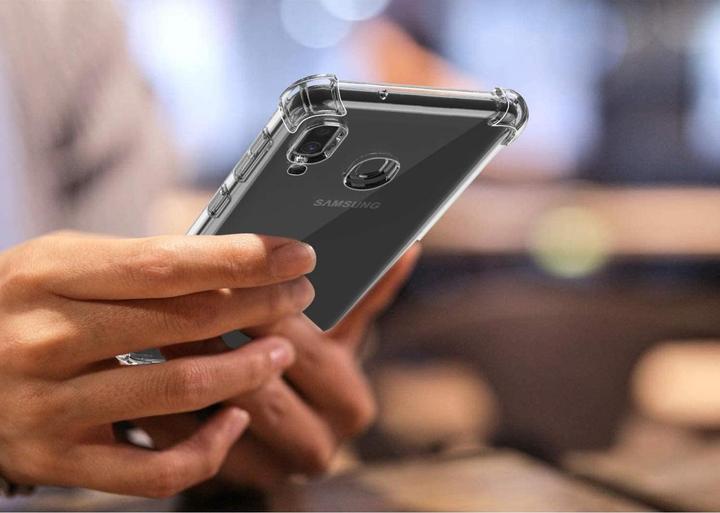 Produktbild Screenguard Samsung Galaxy A40 Hülle Crystal Soft Airbag Bumper (Samsung Galaxy A40)