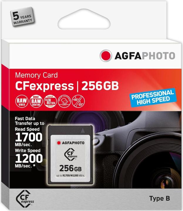 AGFAPHOTO CFexpress (256 GB, CFexpress Typ B)
