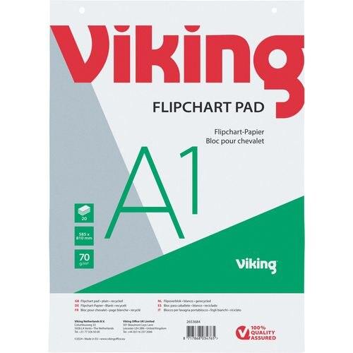 Energie-Label Office Depot Flipchart-Papier A1 Blanko Weiss