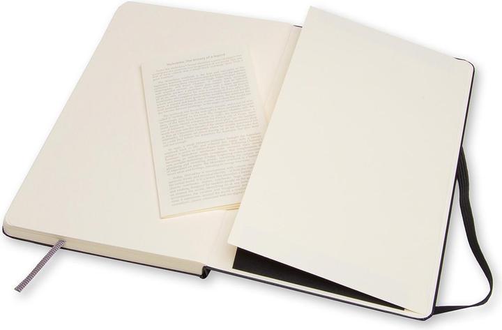 Actual product image Moleskine Sketchbook (13 x 21 cm, Plain, Hardcover)