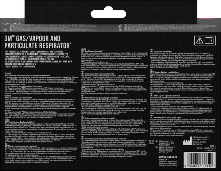 Image du produit 3M Filtre à particules (Masque de protection respiratoire Filtre de rechange)