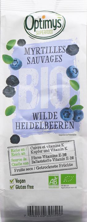 Actual product image Optimys Wild organic blueberries (180 g)