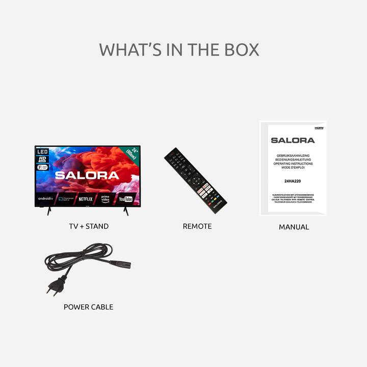 Immagine prodotto Salora Serie 220 - 24 smart (24", LED, Pronto per l'HD)