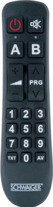 Image du produit Schwaiger 20 touches, 2x AAA (Télécommande universelle, Infrarouge)