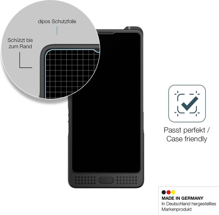 Produktbild Dipos Anti-Shock Displayschutz Matt 9H (1 Stück, Sonim XP10)
