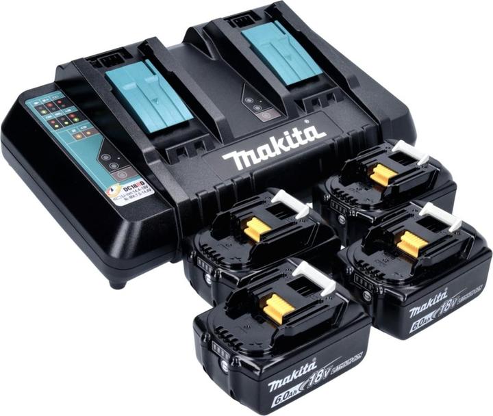 Immagine prodotto Makita Batteria da 18V + caricatore doppio Kit di alimentazione (18 V)