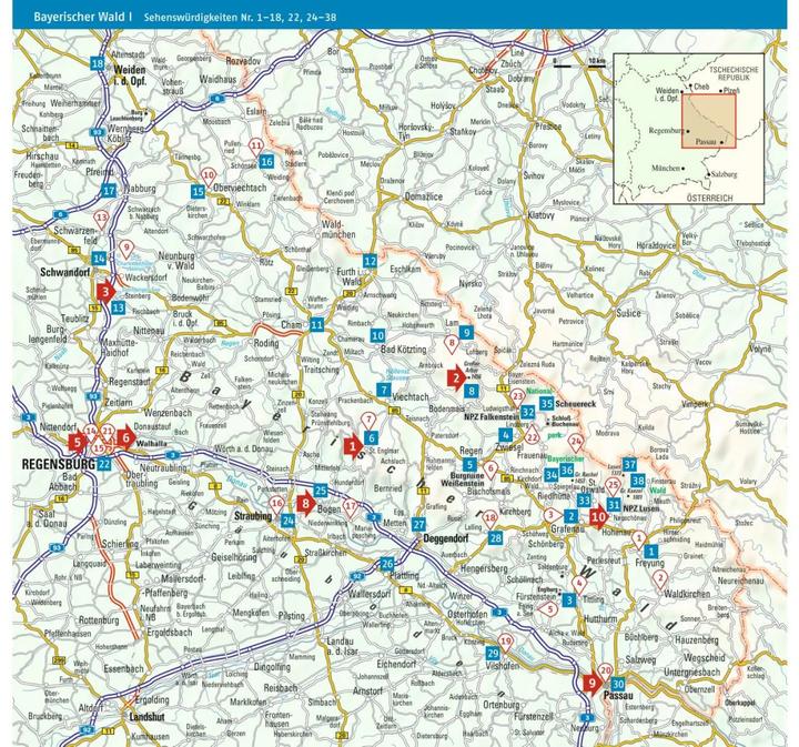 Produktbild Reiseführer Bayerischer Wald