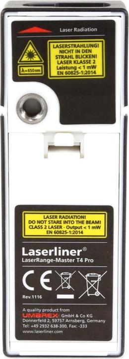 Image du produit Laserliner LaserRange-Master T4 Pro (40 m, 650 nm)