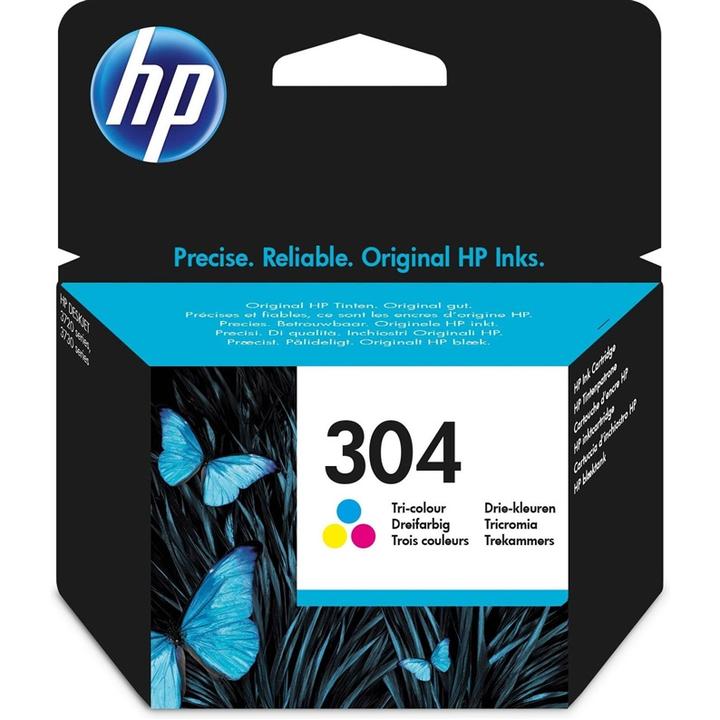 HP Cartuccia Inchiostro Stampante 304 Colore