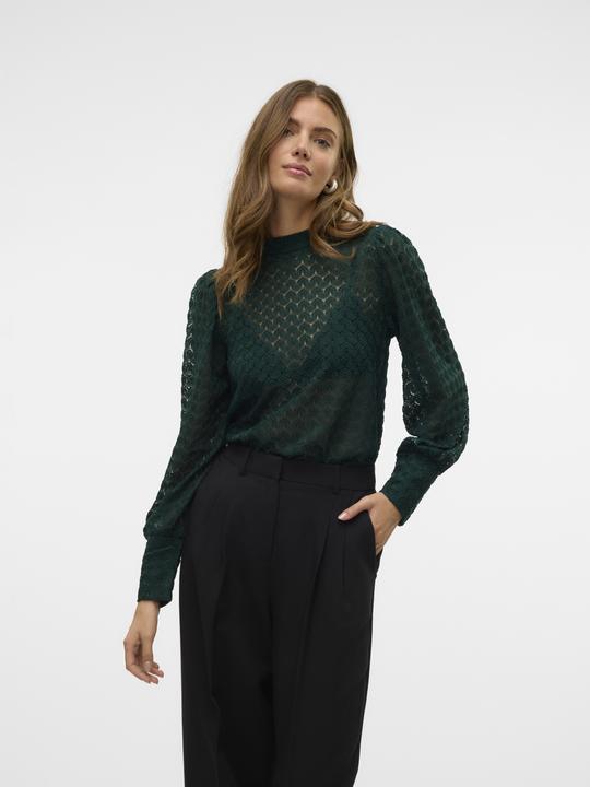 Image du produit Vero Moda Vmbecca Ls High Neck Lace Top Jrs Noos (M)