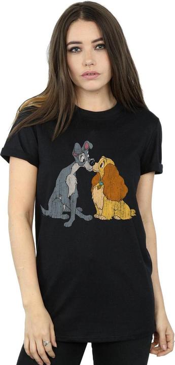 Produktbild Disney Lady And The Tramp Distressed Kiss TShirt (S)