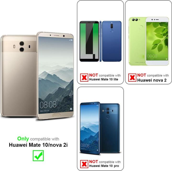 Actual product image Cadorabo Full screen display protection glass (1 Piece, Huawei Nova 2i)