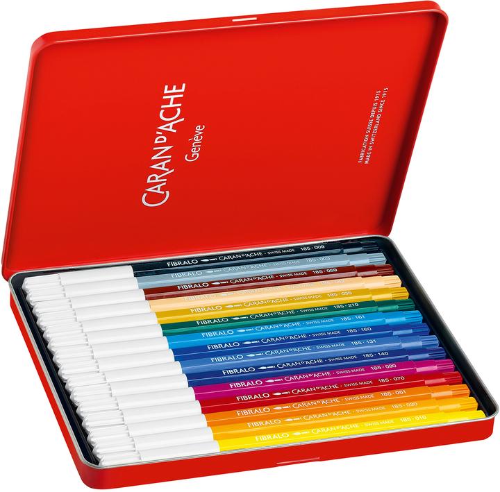 Produktbild Caran d'Ache Fibralo Metallschachtel (Mehrfarbig, 15 x)