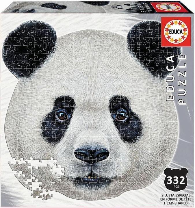 Actual product image Educa Shape Puzzle panda face 400 pieces (332 pieces)