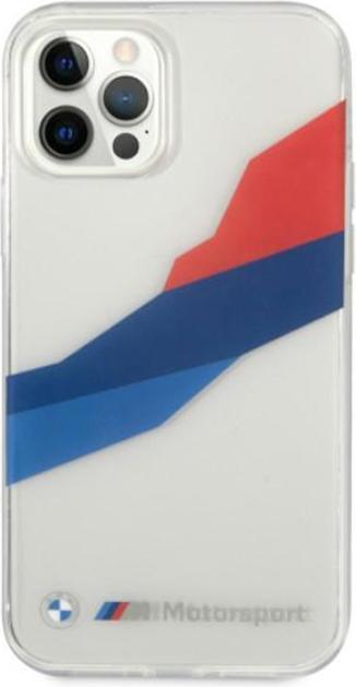 Image du produit BMW Étui BMHCP12LSKTGT iPhone 12 Pro Max 6,7" transparent hardcase Motorsport Tricolor (Apple iPhone 12 Pro Max)