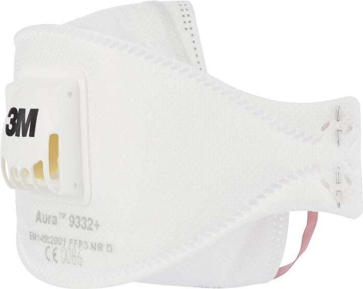 Image du produit 3M Masque de protection respiratoire, blanc (FFP3, 5 x)
