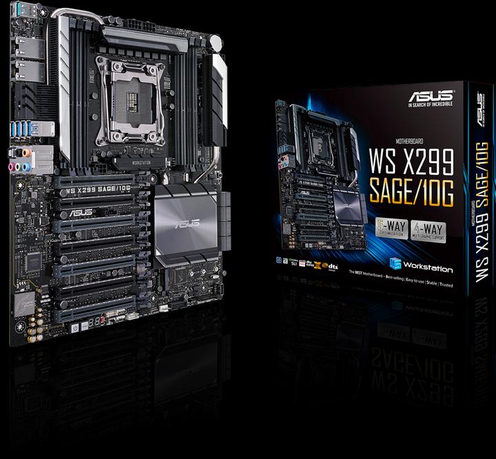 Immagine prodotto ASUS Ws X299 Saggezza/10g (LGA 2066, Intel X299, SSI CEB)
