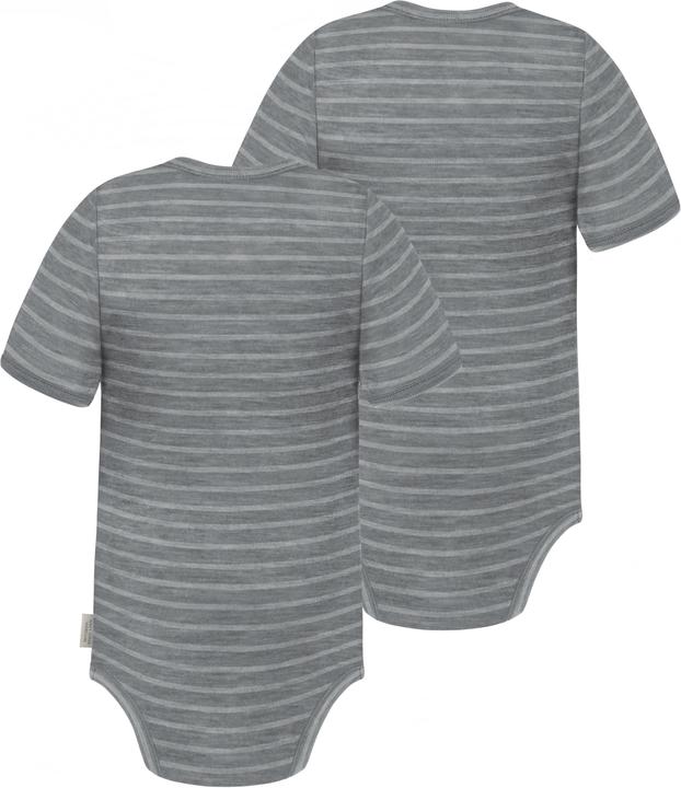 Produktbild Normani 2er Set Baby Merino Body Kurzarm „Tauranga" - 9285 (56)