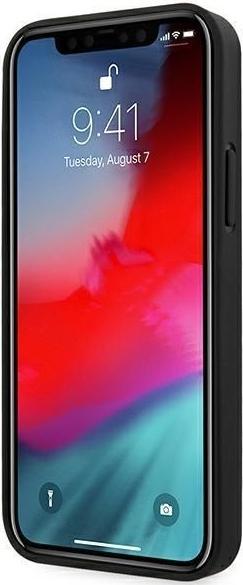 Image du produit Mercedes AMG AMHCP12SGSEBK iPhone 12 mini 5,4" czarny/black hardcase Leather Debossed Lines (Apple iPhone 12 mini)