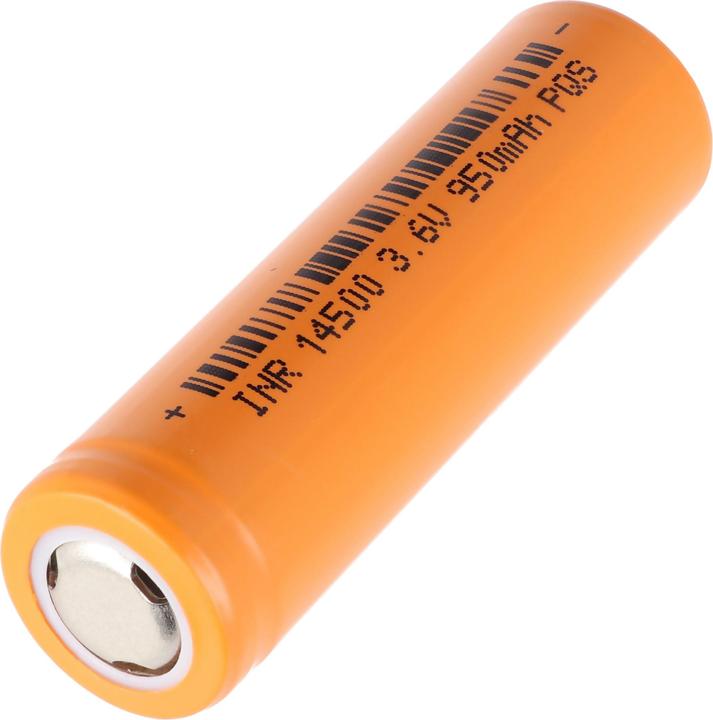 Image du produit AccuCell Batterie INR 14500 non protégée 48,5x14,1mm (1 pcs, 950 mAh, Batterie)